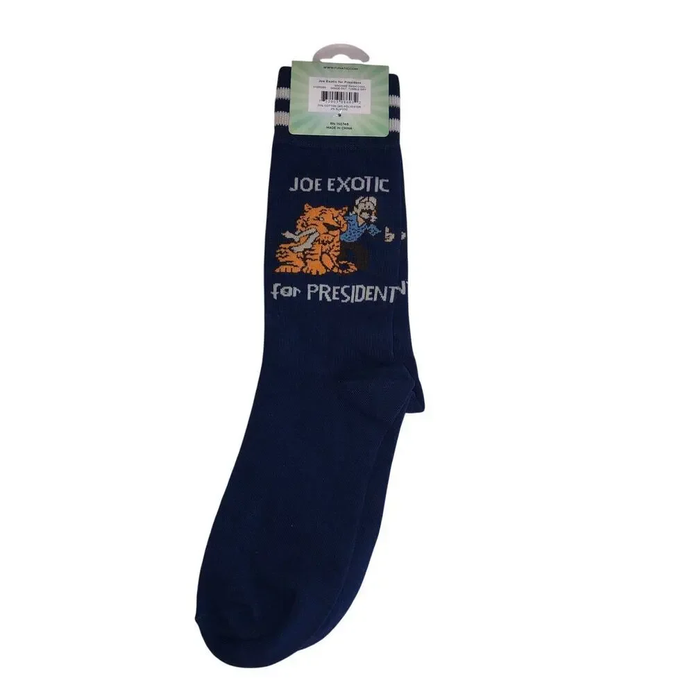 Joe Exotic For President Socks OS Unisex New